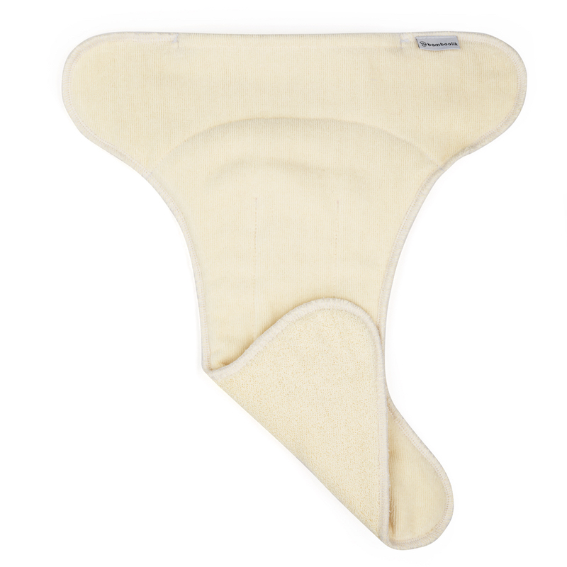 Organic Cotton | Shaped Insert with Pocket | Bamboolik